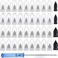 thumbnail image 2 of Emergency Tire Repair Screw Kit with Blue Screwdriver - Rubber Nail Tire Plug for Car/Motorcycle Vacuum Tires, Fast Self-Service Puncture Fixer Tool Set, 2 of 7
