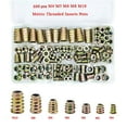 thumbnail image 4 of Yeacher 100Pcs Carbon Steel Open End Rivet Nut Kit Metric Rivnut Nutsert M4 M5 M6 M8, 4 of 8