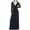 Navy, variant on Lauren Ralph Lauren Womens V Neck Long Evening Dress