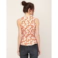 thumbnail image 3 of Moomaya Women's Printed Peplum Top, V Neck Sleeveless Cotton Slub Formal Top Blouse, 3 of 8