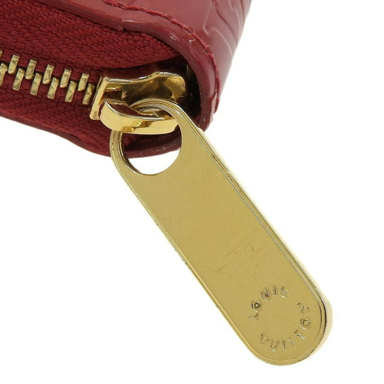 Authenticated Used Louis Vuitton LOUIS VUITTON Monogram Vernis Zippy Wallet  Round Zipper Long Pomdamour M91981 