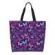 thumbnail image 1 of Fotbe Bright Purple Butterflies Bolsa Tote Estética de Lona con Estampado para Mujer - Bolsa Reutilizable de Hombro Casual para Vacaciones, Compras, Trabajo y Gimnasio, 1 of 8