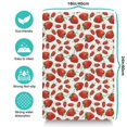 thumbnail image 5 of Red Berry Pet Feeding Mat - Non-Slip Waterproof Dog Food Spill Mat with Kawaii Strawberries, 5 of 5