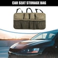 thumbnail image 2 of Unique Bargains Faux Leather Universal Car Trunk Backseat Seat Protector Organizer Beige, 2 of 6