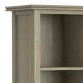 thumbnail image 4 of Artisan 45 inch x 43 inch Solid Wood Transitional 9 Cube Bookcase and Storage Unit in Distressed Grey, 4 of 11