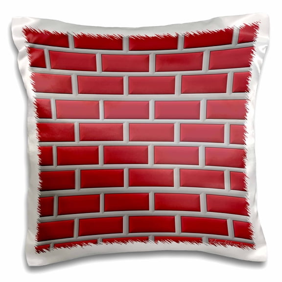 3drose, Brick Wall, 16x16 inch Pillow Case
