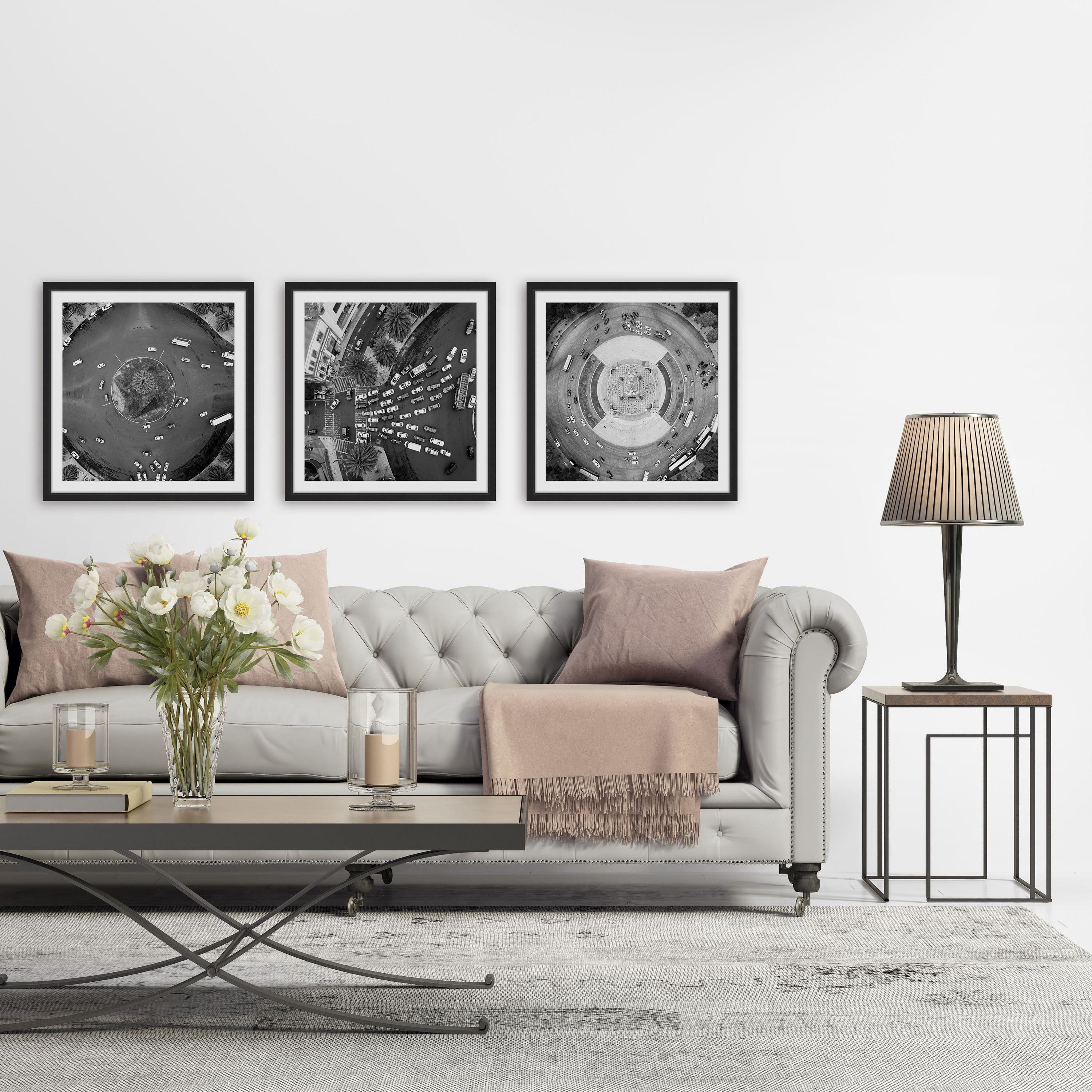 Traffic Circle Triptych