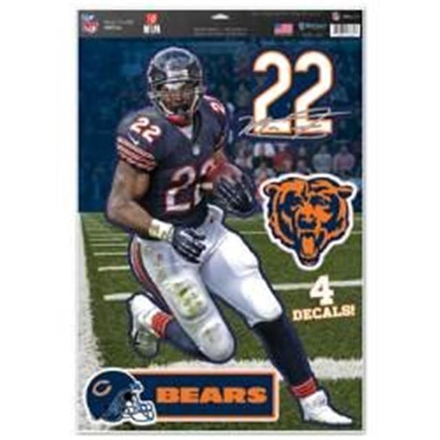 Chicago Bears Matt Forte Decal 11x17 Multi Use