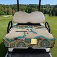 thumbnail image 2 of Whosucclay Foldable Golf Cart Seat Covers for Club Car 2-Person Golf Carts, 4 Convenient Pockets with Holes Club Car Seat Cover Protector, Hummingbird Mandala Print, 2 of 9