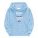 thumbnail image 2 of Gibobby Sudadera con capucha para al fútbol americano, para adolescentes, estilo vintage, para jugadores de rugby, deportes, retro, para niños y niñas(Azul, 4-5 Años), 2 of 3