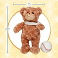 thumbnail image 3 of Jolitee 10.5 inch Broken Arm Bear Get Well Gift Brown Stuffed Animal Teddy Bear with Arm Cast Sling, 3 of 6