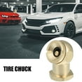 thumbnail image 2 of Unique Bargains Car 1/4" NPT Closed Flow Tire Chuck Tire Air Nozzle for Tire Inflator Gauge Air Compressor Copper, 2 of 6