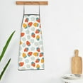 thumbnail image 5 of Fuzoiu Floral Strawberr Print Waterproof Apron, Kitchen Apron for Women Men Chef, Apron for Christmas Dinner Party Cooking Baking Crafting House Cleaning Kitchen, 5 of 7