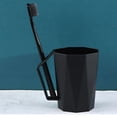 thumbnail image 3 of Vaso Geométrico Para Cepillo De Dientes De 400ml, Vasos De Plástico Portátiles Con Rombos Para Parejas, Elegante Vaso Para Beber Con Amplia Apertura Para Viajes En Casa, 3 of 7