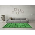 thumbnail image 3 of Ahgly Company Indoor Rectangle Abstract Emerald Green Modern Area Rugs, 2' x 5', 3 of 4