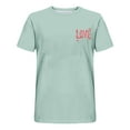 thumbnail image 3 of Dagegui Summer T Shirt for Men Letter Graphic Short Sleeve Tops Casual Crewneck Pullover Tee Big & Tall Basic T-Shirts Mint Green XXXXL, 3 of 3