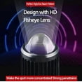 thumbnail image 2 of Motorcycle H4 9003 LED Headlight Hi/Lo Beam Light Bulb White Amber Dual Color, 2 of 5