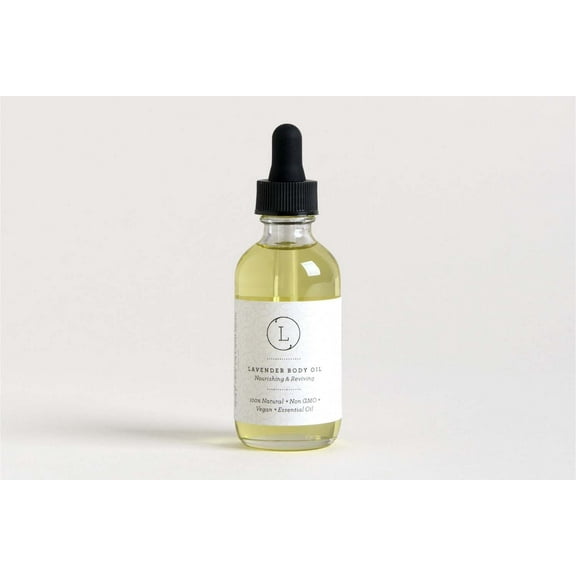 Lizush - Lavender Body Oil, Natural Moisturizing Body Oil