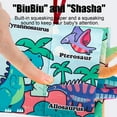 thumbnail image 4 of Interactive Baby Cloth Book with Sound and Soft Tails – Chewable Tear Resistant Sensory Fabric Book for Newborns Toddlers Early Learning Developmental Toy Machine Washable, 4 of 6
