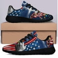 thumbnail image 3 of Autism Awareness Eagle American Shoes Sneakers for Women Men Black Size 8.5, 3 of 7