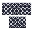 thumbnail image 4 of Reversible High Pile Tufted Microfiber Bath Rug Navy, 4 of 5