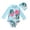 czb# Light Blue246, variant on Huowey Toddler Kids Girls Swimsuit Sets Flower Print Long Sleeve Neck Zip Up Bodysuit With Headband Swimwear Outfits Rash Guard Upf 50+ Sun Protection Swimwear Sets,Light Blue,18-24 Months