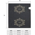 thumbnail image 4 of Home Decor Floral Monogram M Magnetic Mailbox Cover Standard Size 21x18 in for Garden, 4 of 6