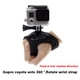 thumbnail image 5 of Methold Correa de cámara deportiva ABS desmontable reutilizable guante giratorio de 360 ​​grados estilo ciclismo buceo accesorios de montaje Accesorios para fotos, 5 of 6