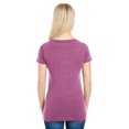 thumbnail image 3 of Ladies' Vintage Dye Short-Sleeve V-Neck T-Shirt - VINTAGE WINE - L, 3 of 3