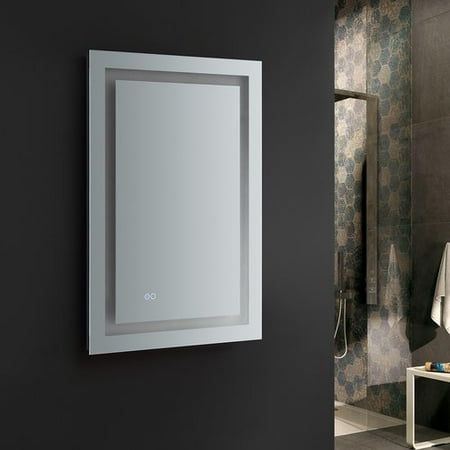 Fresca Santo Bathroom Mirror With Led Lighting And Defogger Fresca Santo Bathroom Mirror With Led Lighting And Defogger