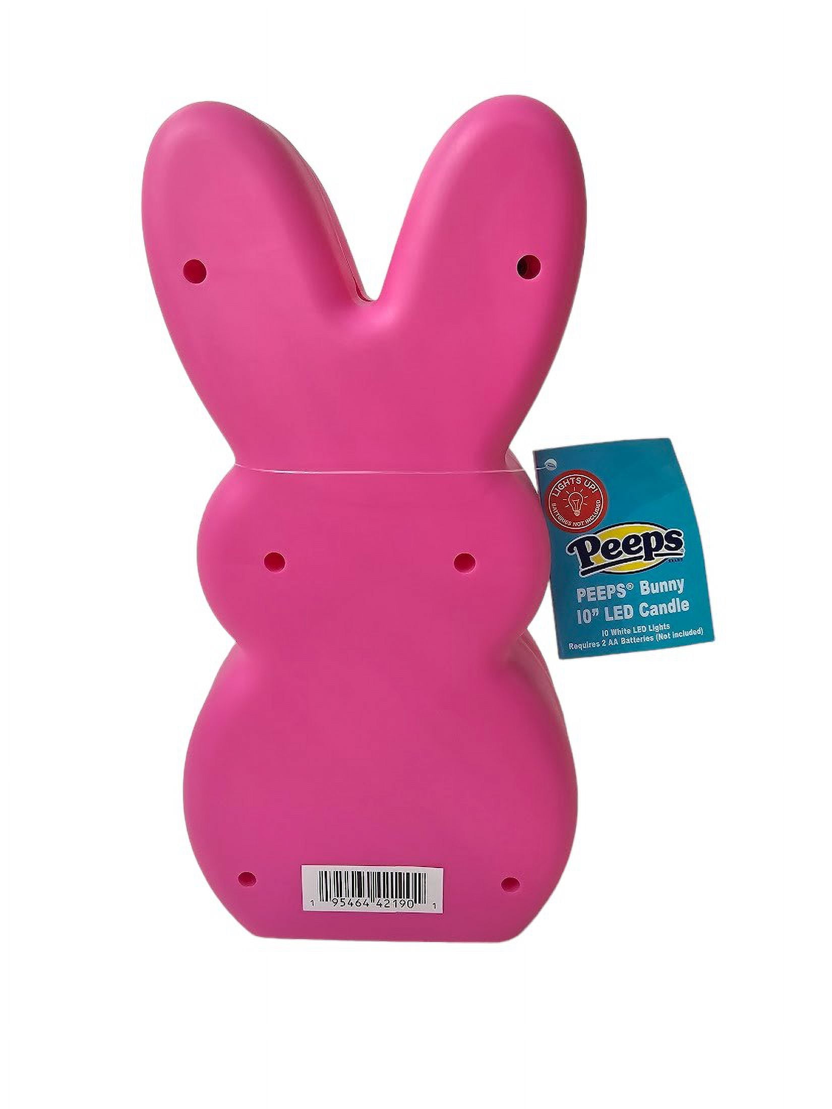 Set of 3 Peep Easter Bunny Blow Mold Light up Decor Bundle fashion