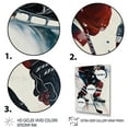 thumbnail image 3 of Designart Hockey Player On Ice During Game II Canvas Wall Art, 3 of 5