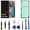 White, variant on INCELL for Samsung Galaxy S23 Ultra Screen Replacement S23Ultra 5G LCD Display SM-S918U SM-S918U1 Display Touch Screen Assembly No Fingerprint. (with Black Frame+Back Cover Adhesive+Tools)