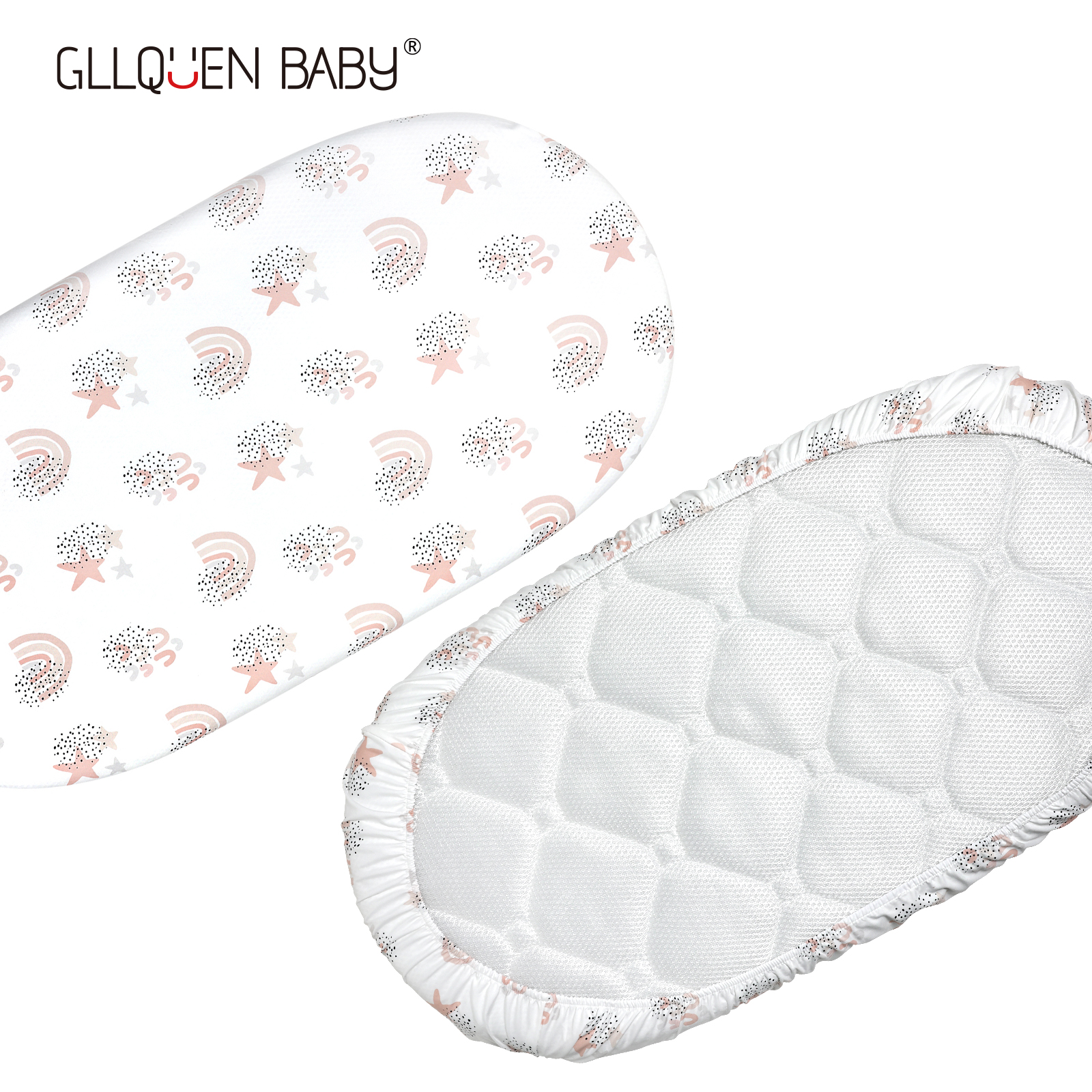 Gllquen Baby Premium Bassinet Sheets 4 Pack photo 5