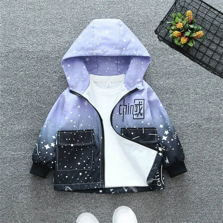 

Ganfancp Boys Soft Fabric Hooded Casual Jacket with Cute Prints – Comfortable Long Sleeve Top for Kids 3-14 Years – Various Sizes Clearance Sales Today Deals Prime