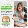 thumbnail image 4 of Juego de vajilla Grow Forward Bamboo Kids de 8 piezas Arctic, 4 of 9