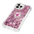 thumbnail image 4 of Funda para iPhone 13 Pro Max con Brillo Líquido Flotante, Purpurina, Parachoques y Anillo Giratorio Soporte, 4 of 5