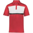 thumbnail image 3 of Holloway Sportswear 4XL Prism Bold Polo Scarlet/White 222576, 3 of 5