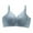Blue, variant on Women's Bras Comfortable No Rims Hand Cup No Side Bone Adjustment Lace Edge Small Up Bra