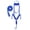 Royal Blue, variant on Horse Western 3-Piece Nylon Bridle Breast Collar Reins Tack Set 601J03BK-F