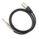 thumbnail image 4 of Cable XLR De 6,35 Mm, Línea De Audio Con Carcasa De Aleación De Aluminio De 6,35 Mm Para Altavoces Para Micrófonos, 4 of 7