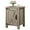 Greige, variant on GALAXHERO Nightstand with Charging Station, Farmhouse Narrow Side Table with Barn Door, Wooden Bedside Table for Bedroom, End Tables for Living Room, Rustic Brown