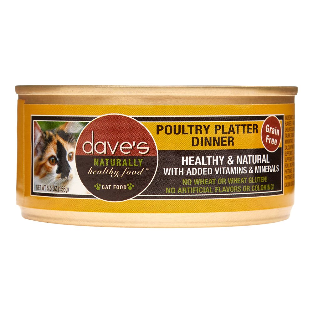 (24 Pack) Dave's Pet Food Naturally Healthy GrainFree Poultry Platter