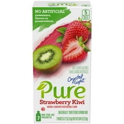 (12 Pack) Crystal Light Pure Strawberry Kiwi Powdered Drink Mix, 7 ct - 0.12 oz Packets