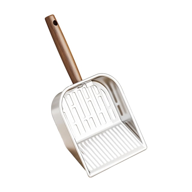 Waste With Long Handle Dispenser For Pet Waste Durable Metal Construction Easy For Cats And Dogs Indoor Outdoor Use Hygienic Disposal Tool