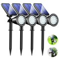thumbnail image 1 of Focos solares KEV 800 lúmenes, 18 LED, IP65, impermeables, paquete de 4, 1 of 6