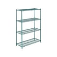 thumbnail image 2 of Global Industrial 18487G 48 x 18 x 74 in. Nexel Poly-Z-Brite Wire Shelving, Green, 2 of 4