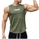thumbnail image 1 of Camiseta de tirantes de cuello redondo para hombre, informal, sin mangas, de verano, para fitness y deportes, cómoda, de poliéster., 1 of 4