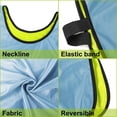 thumbnail image 3 of TOPTIE Reversible Scrimmage Pinnies Practice Jerseys Soccer Training Vest for Adult / Child-Light blue / Green-Toddler, 3 of 7