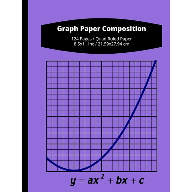 Graph Paper Composition Notebook; Grid Paper Notebook, Squared Grid